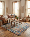 Savannah Threads Collection Area Rug -  Atacama Square Multi  lifestyle 51