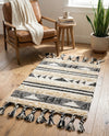 Sonoran Collection Area Rug - Montezuma Rectangle Charcoal  lifestyle 66