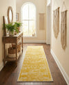 Dover Terrace Collection Area Rug -  Lagoon (Yellow) Runner Yellow  lifestyle 65