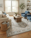 Savannah Series Collection Area Rug - Charleston (Cloud Gray) Rectangle Cloud Gray  lifestyle 14