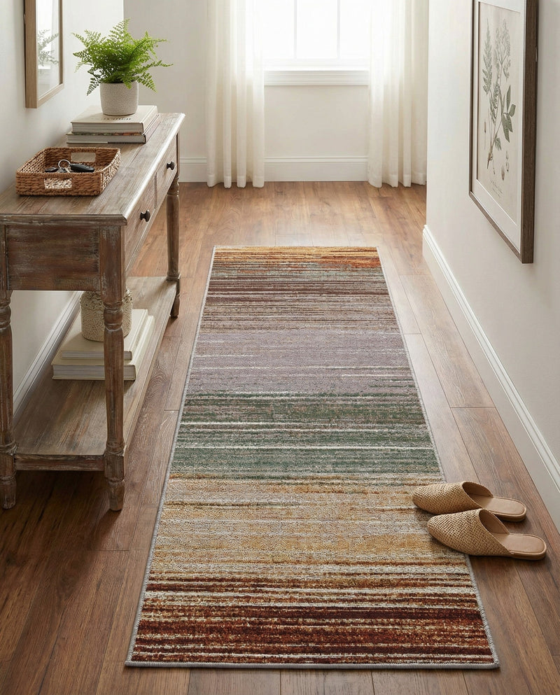 Urban Terrace Collection Area Rug -  Corsica Runner Multi  lifestyle 66