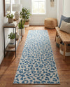 Savannah Escape Collection Area Rug -  Amazon (Blue) Runner Blue  lifestyle 40