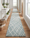 Cozy Haven Shag Collection Area Rug - Serenity (Sage Green) Runner Sage Green  lifestyle 67