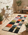 Outdoor Marrakesh Collection Area Rug -  Tangier Runner Multi  lifestyle 60