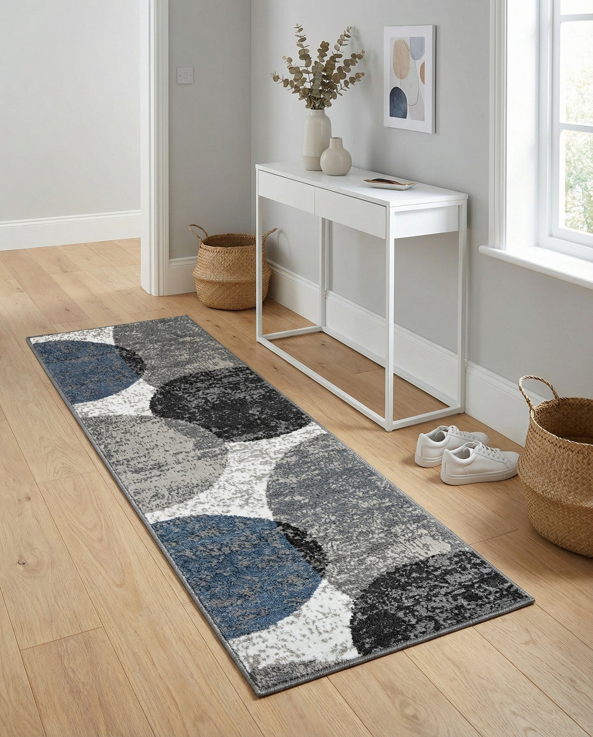 Copenhagen Edge Collection Area Rug -  Amager Runner Multi  lifestyle 65