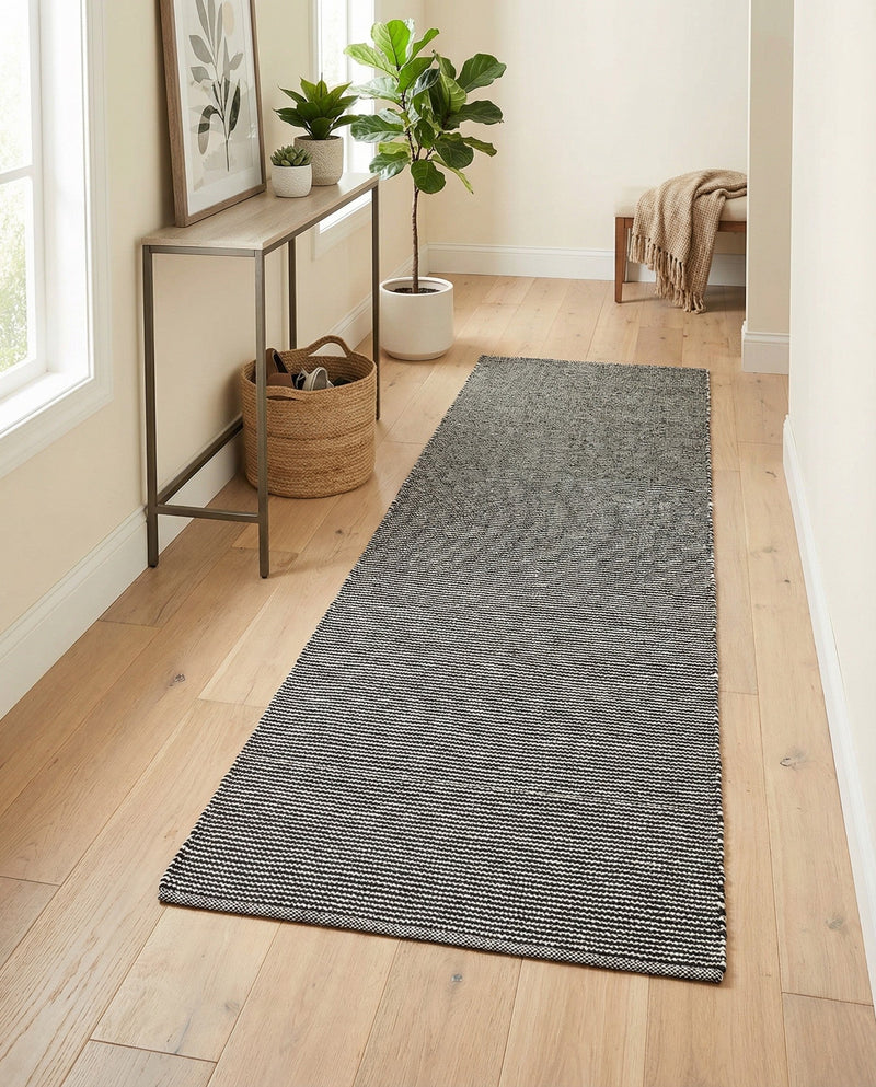Jill Zarin Sedona Oasis Outdoor Collection Area Rug - Coconino (Black Sky) Runner Black Sky  lifestyle 45