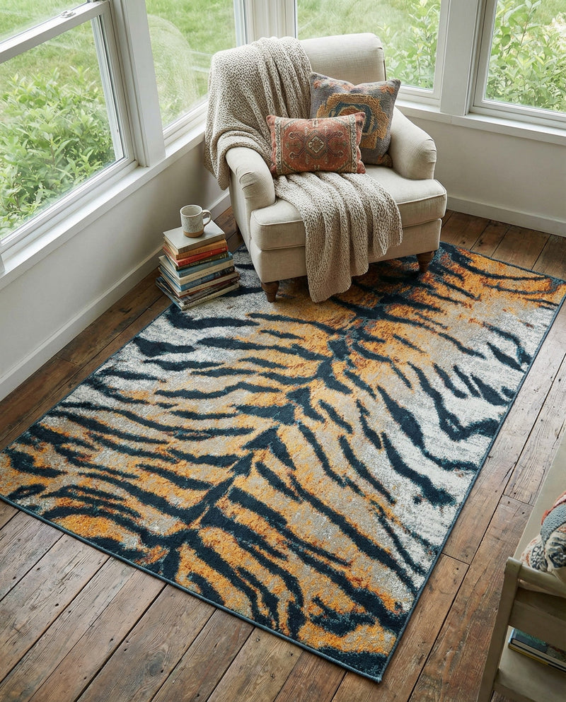 Aegean Elegance Washables Collection Area Rug -  Milos Rectangle Light Brown  lifestyle 14