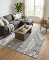 Cascade Range Collection Area Rug - Hood (Gray) Rectangle Gray  lifestyle 6