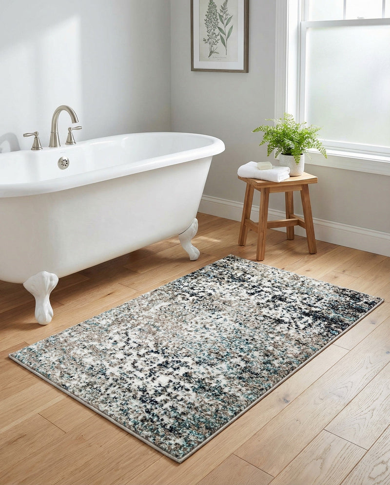 Georgetown Rugs Collection Area Rug - Dupont (Gray) Rectangle Gray  lifestyle 24
