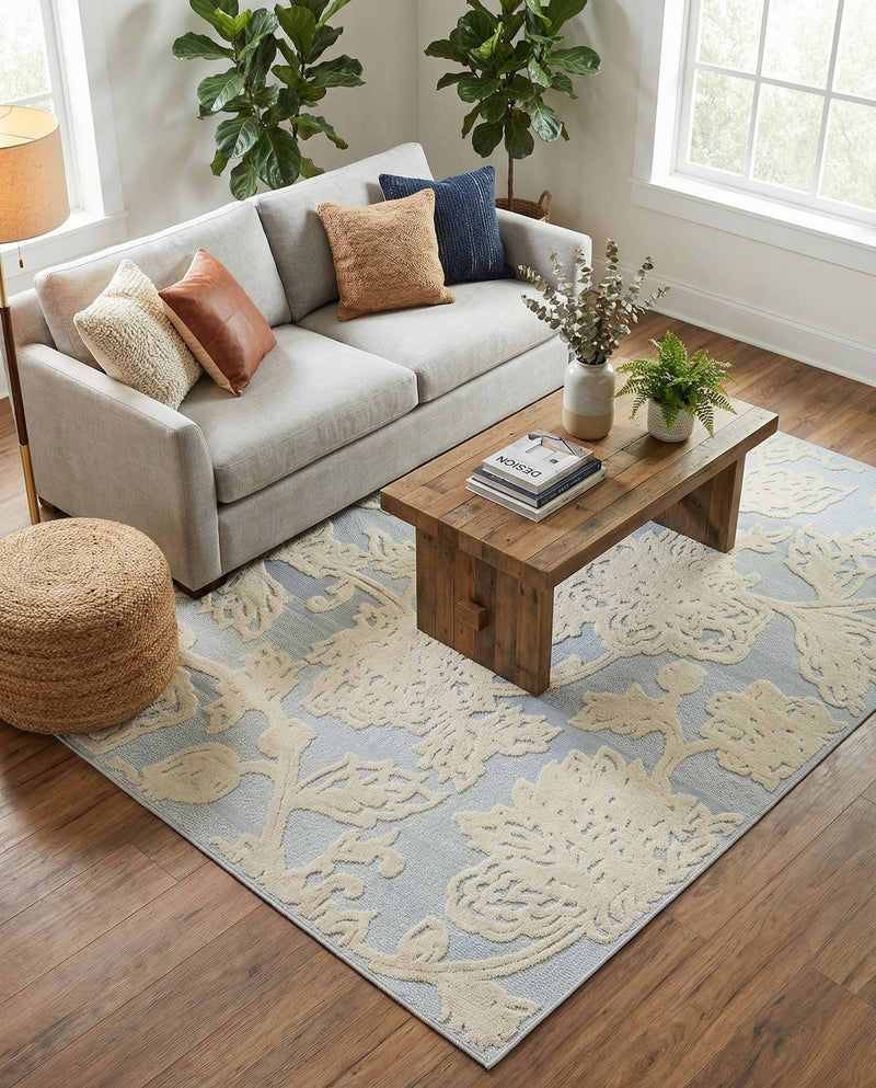 Bahama Breeze Outdoor Collection Area Rug -  Eleuthera Rectangle Gray  lifestyle 50
