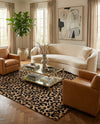 Hand Tufted Savannah Collection Area Rug - Serengeti Rectangle Beige and Black  lifestyle 12