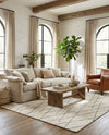 Sahara Berber Wool Collection Area Rug - Marrakesh Rectangle Pure Ivory  lifestyle 22