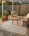 Savannah Pergola Collection Area Rug -  Pergola (Gray) Rectangle Gray  lifestyle 20