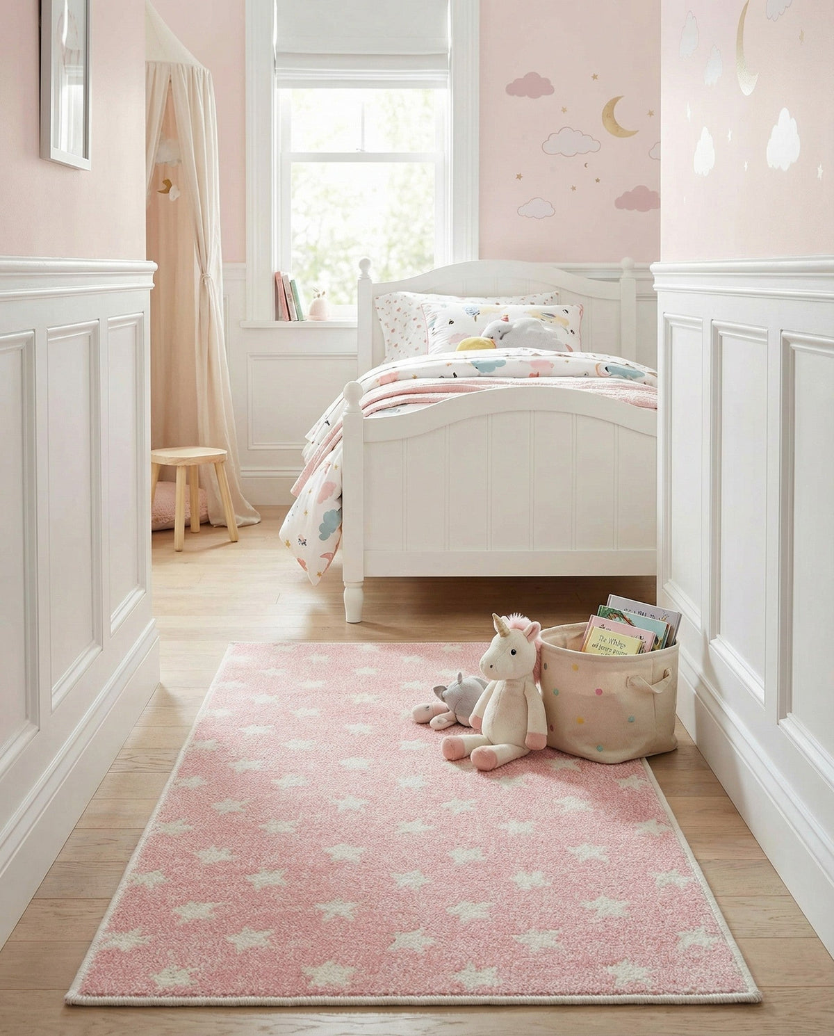 Wonder Tykes Collection Area Rug -  Mosaic Runner Pink  lifestyle 124