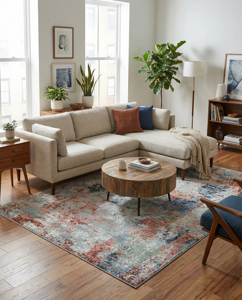 Aegean Elegance Washables Collection Area Rug -  Ithaca Rectangle Multi  lifestyle 17