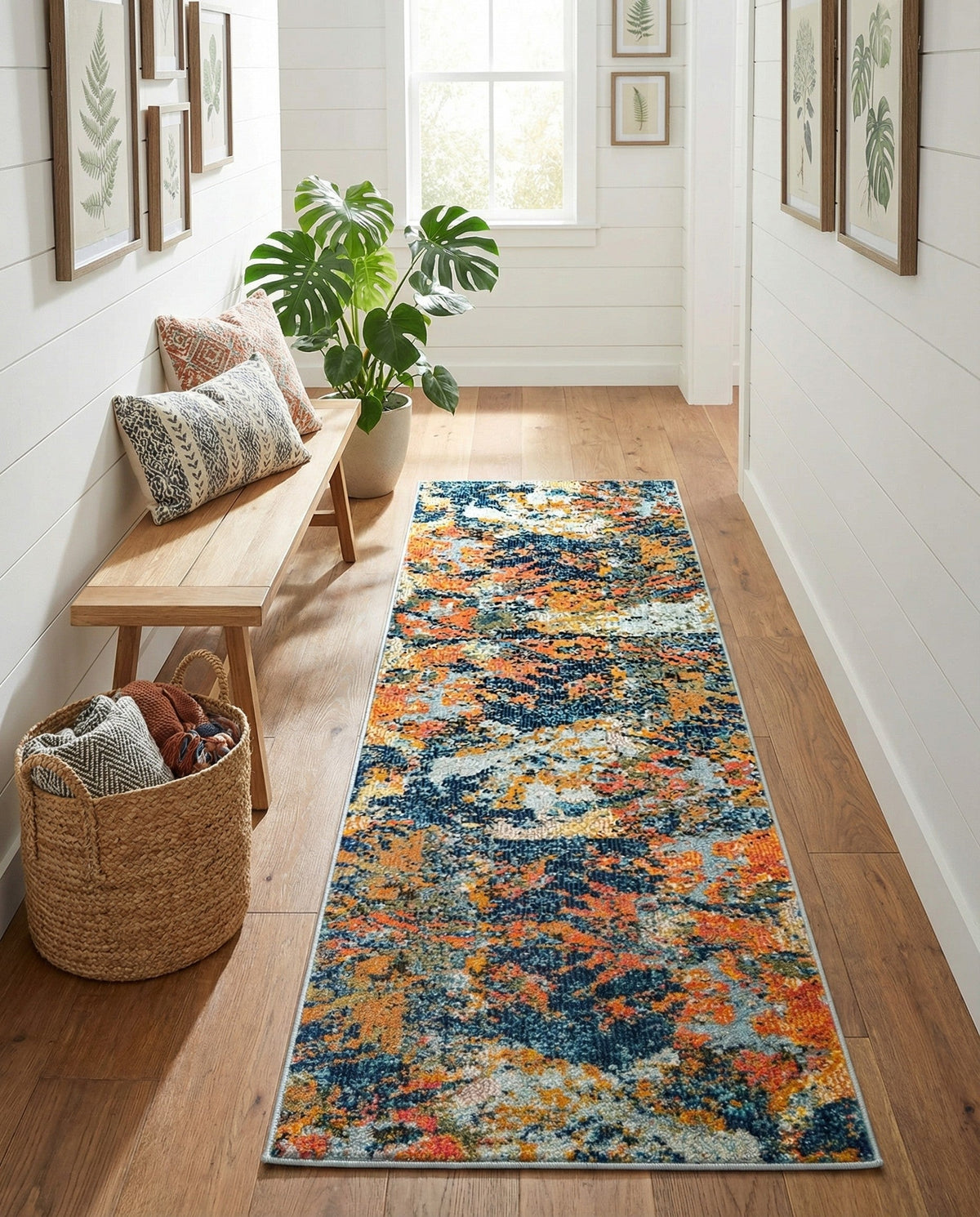 Colorburst Oasis Collection Area Rug -  Chroma Runner Multi  lifestyle 81