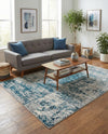 Bloomsbury Elegance Collection Area Rug -  Belgravia Rectangle Blue  lifestyle 38