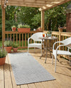 Jill Zarin Sedona Oasis Outdoor Collection Area Rug - Coconino (Silver Stars) Runner Silver Stars  lifestyle 44