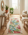 Outdoor Marrakesh Collection Area Rug -  Midelt Runner Multi  lifestyle 67