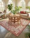 Urban Oasis Rugs Collection Area Rug -  Penthouse (Rust Red) Square Rust Red  lifestyle 71