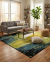 Venetian Elegance Collection Area Rug -  Chioggia Rectangle Light Green  lifestyle 12