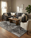 Copenhagen Comfort Collection Area Rug -  Roskilde Rectangle Charcoal  lifestyle 24