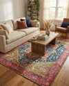 Patio Heritage Collection Area Rug -  Sanctuary Rectangle Multi  lifestyle 47