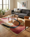 Urban Terrace Collection Area Rug -  Skyline Rectangle Multi  lifestyle 18