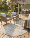 Urban Oasis Rugs Collection Area Rug -  Penthouse (Gray) Oval Gray  lifestyle 74