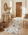 Tangier Treasures Collection Area Rug -  Chefchaouen Runner Ivory  lifestyle 75