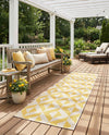 Urban Oasis Rugs Collection Area Rug -  Highrise (Yellow) Runner Yellow  lifestyle 54