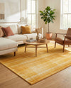 Jewel Oasis Collection Area Rug - Sapphire (Yellow) Square Yellow  lifestyle 27