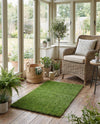 Meadow Retreat Collection Area Rug - Glen Rectangle Green  lifestyle 14