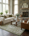 Savannah Soiree Collection Area Rug -  Everglade (Green) Rectangle Green  lifestyle 8