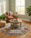 Arcadia Rugs Collection Area Rug -  Elysium Octagon Multi  lifestyle 71