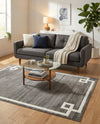 Metro Heights Collection Area Rug -  Bronx Rectangle Gray  lifestyle 29