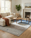 Zagros Shades Collection Area Rug -  Sisakht Rectangle Blue Gray  lifestyle 11