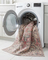Vintage Memories Collection Area Rug - Echoes Rectangle Beige pink  lifestyle 9