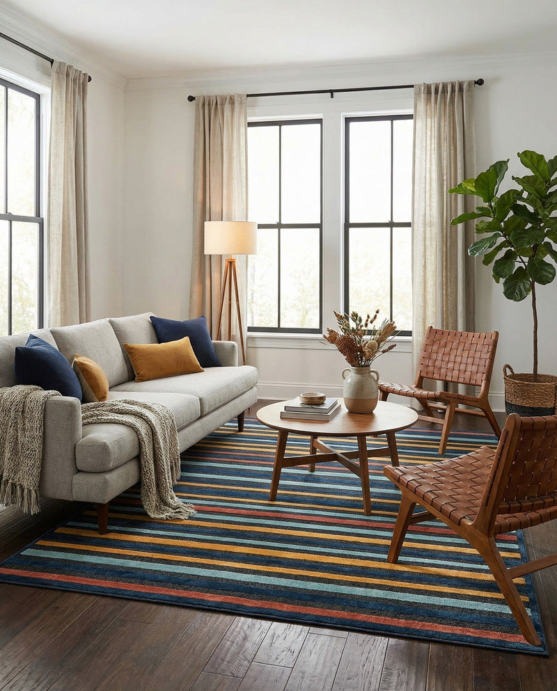 Caribbean Terrace Collection Area Rug -  Martinique Rectangle Charcoal  lifestyle 18
