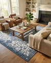 Urban Oasis Rugs Collection Area Rug -  Penthouse (Blue) Square Blue  lifestyle 71