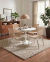 Plush Oasis Collection Area Rug - Serenity (Taupe) Square Taupe  lifestyle 36