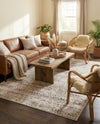 Sanctuary Retreat Collection Area Rug -  Refuge Rectangle Chocolate Brown  lifestyle 39