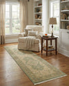 Chelsea Elegance Collection Area Rug -  Twickenham Runner Light Green  lifestyle 88