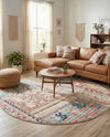 Sierra Collection Area Rug -  Tahoe Round Multi  lifestyle 46