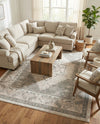 Savannah Series Collection Area Rug -  Augusta (Mink) Rectangle Mink  lifestyle 34