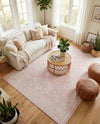 Tribal Terrace Treasures Collection Area Rug -  Incan Isle (Pink) Rectangle Pink  lifestyle 37