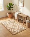 Woven Seaside Jute Collection Area Rug - Marina Rectangle Natural  lifestyle 9