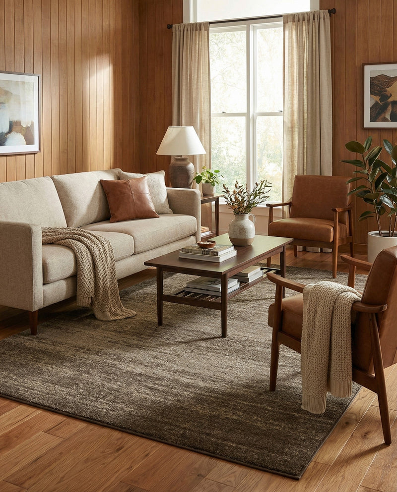 Studio Haven Collection Area Rug -  Gallery (Brown) Rectangle Brown  lifestyle 19