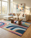 Urban Terrace Collection Area Rug - Venice Rectangle Multi  lifestyle 18
