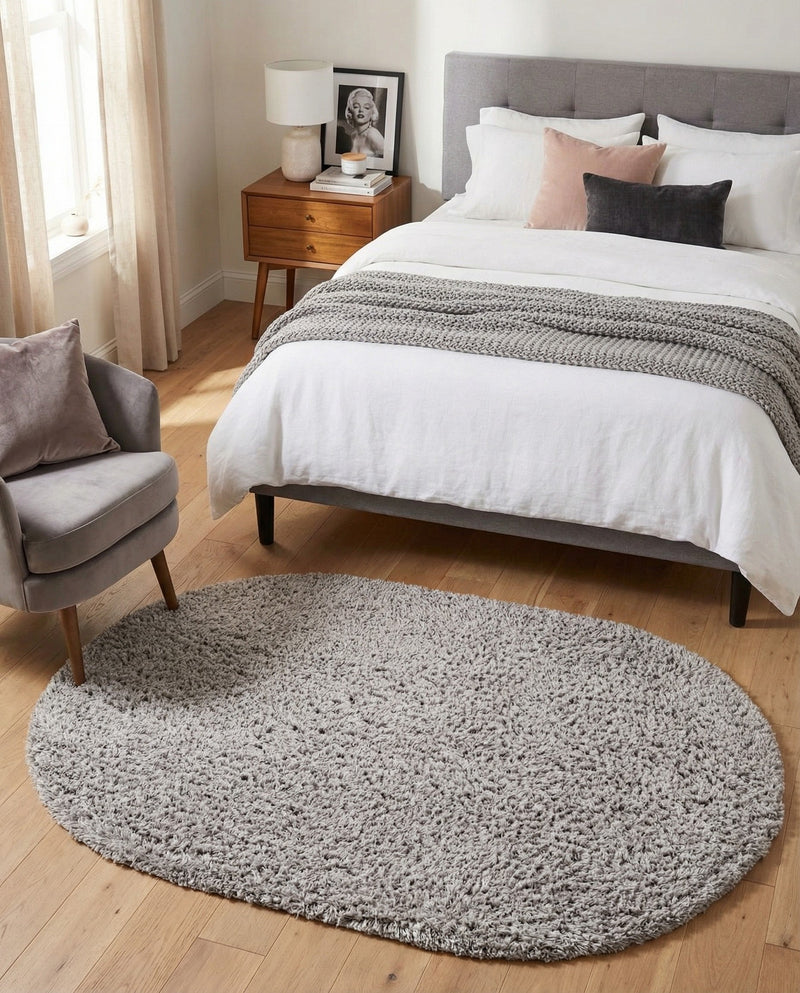 Majestic Manor Collection Area Rug - Versailles (Silver Screen) Oval Silver Screen  lifestyle 44